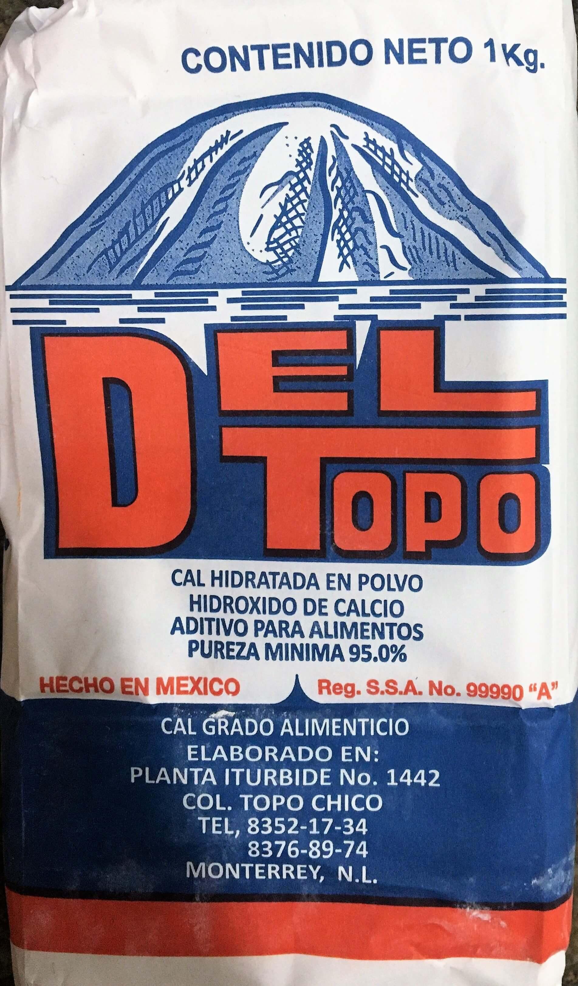 D el Topo - Hydrated Lime Powder 1Kg