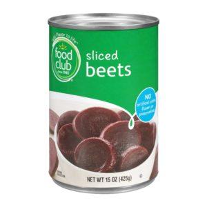 Food Club - Sliced Beets 15oz