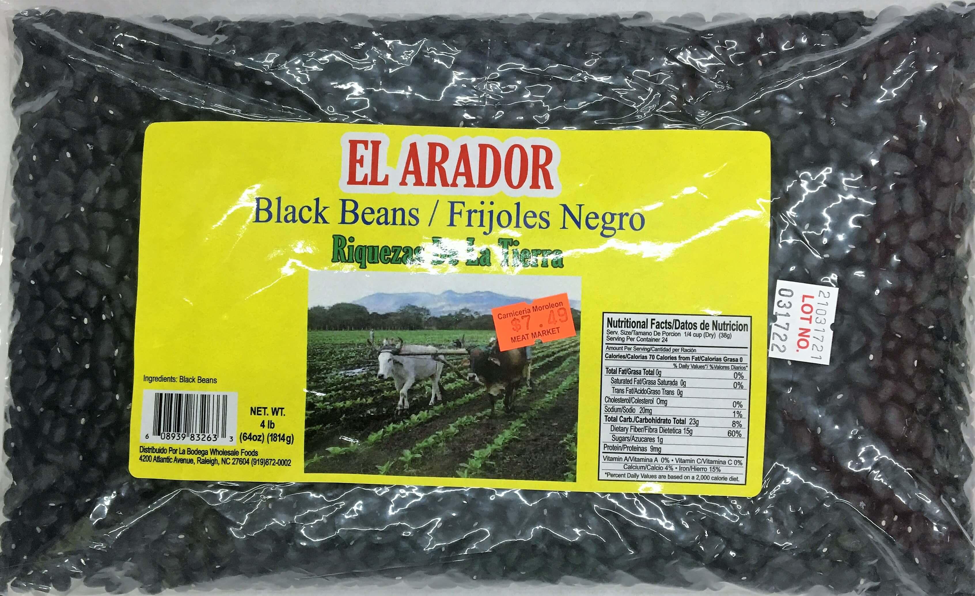 El Arador - Black Beans 64oz.