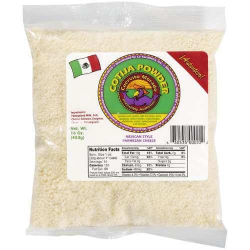 Cuervito Morado - Cotija Powder Grated Cheese16oz.