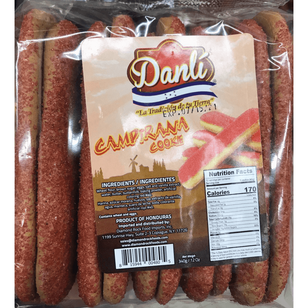 Danli - Campirana Cookie 12oz, 10ct