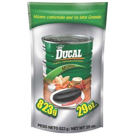 Ducal Refried Black Beans Pouch 29oz