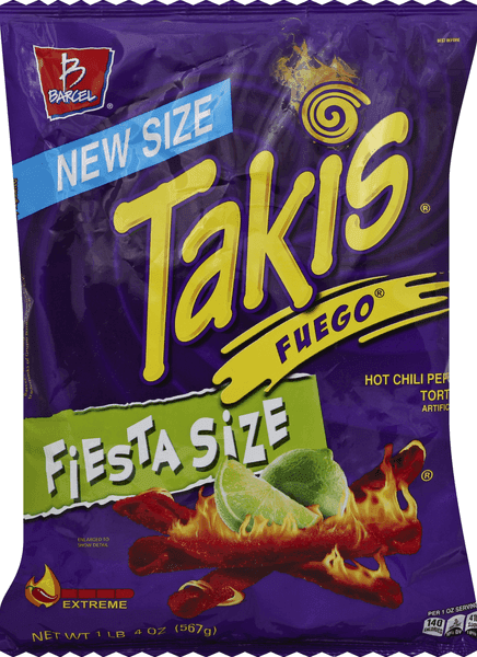 Barcel - Takis Tortilla Chips Fiesta Siza 1Lb