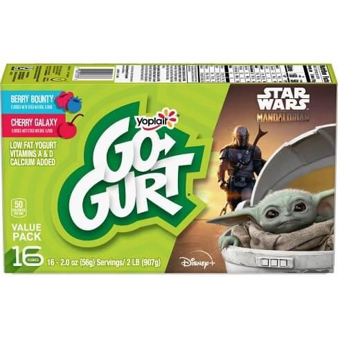 Yoplait - Go-Gurt Berry and Cherry Low Fat Yogurt Tubes - 16pk/2oz
