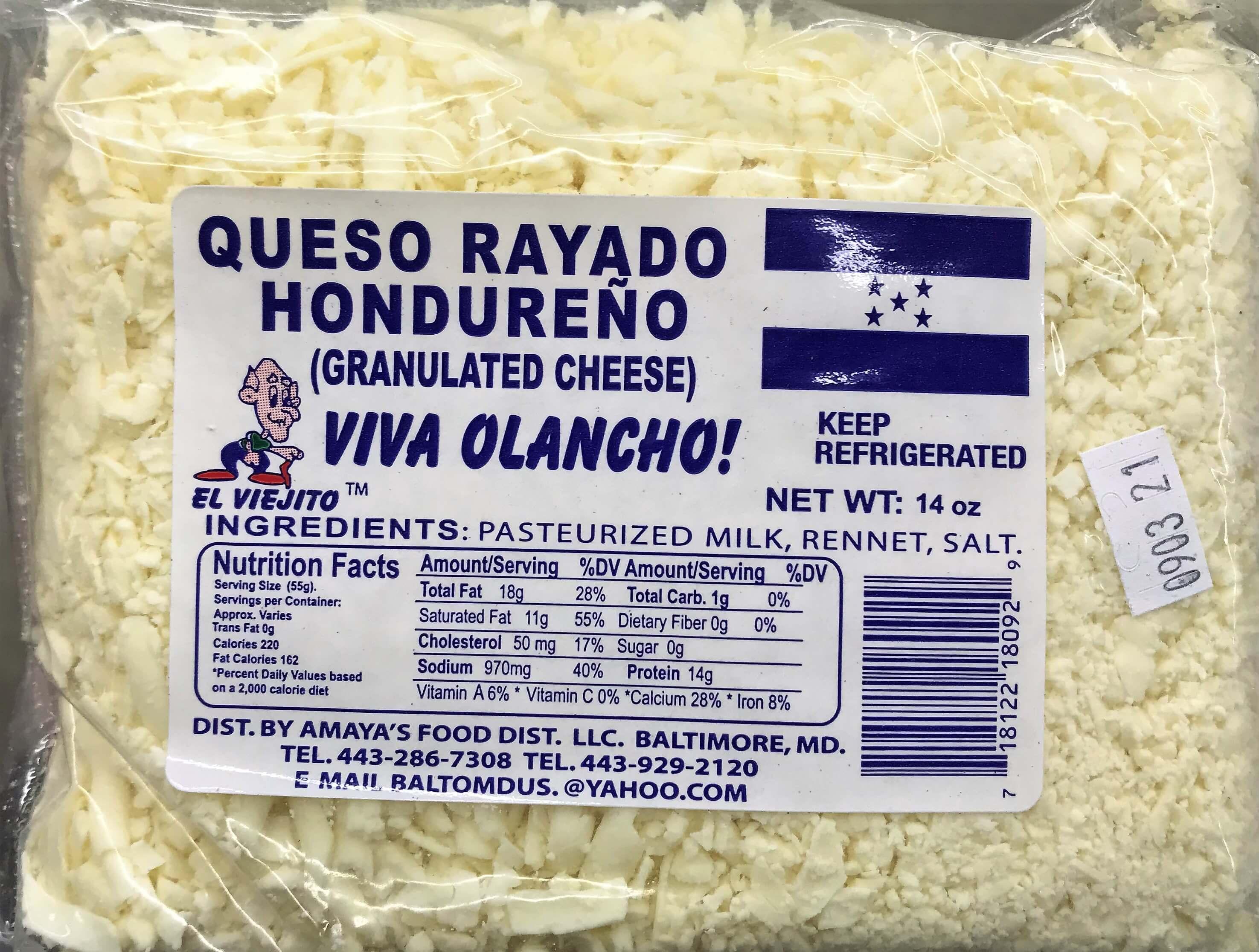 El Viejito - Granulated Cheese 14 oz