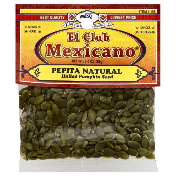 El Club Mexicano - Hulled Pumpkin Seeds 2 oz.