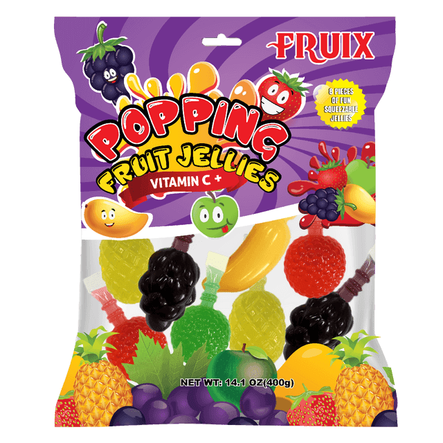 Fruix - Popping Fruit Jellies 8 pieces, 11.29 oz