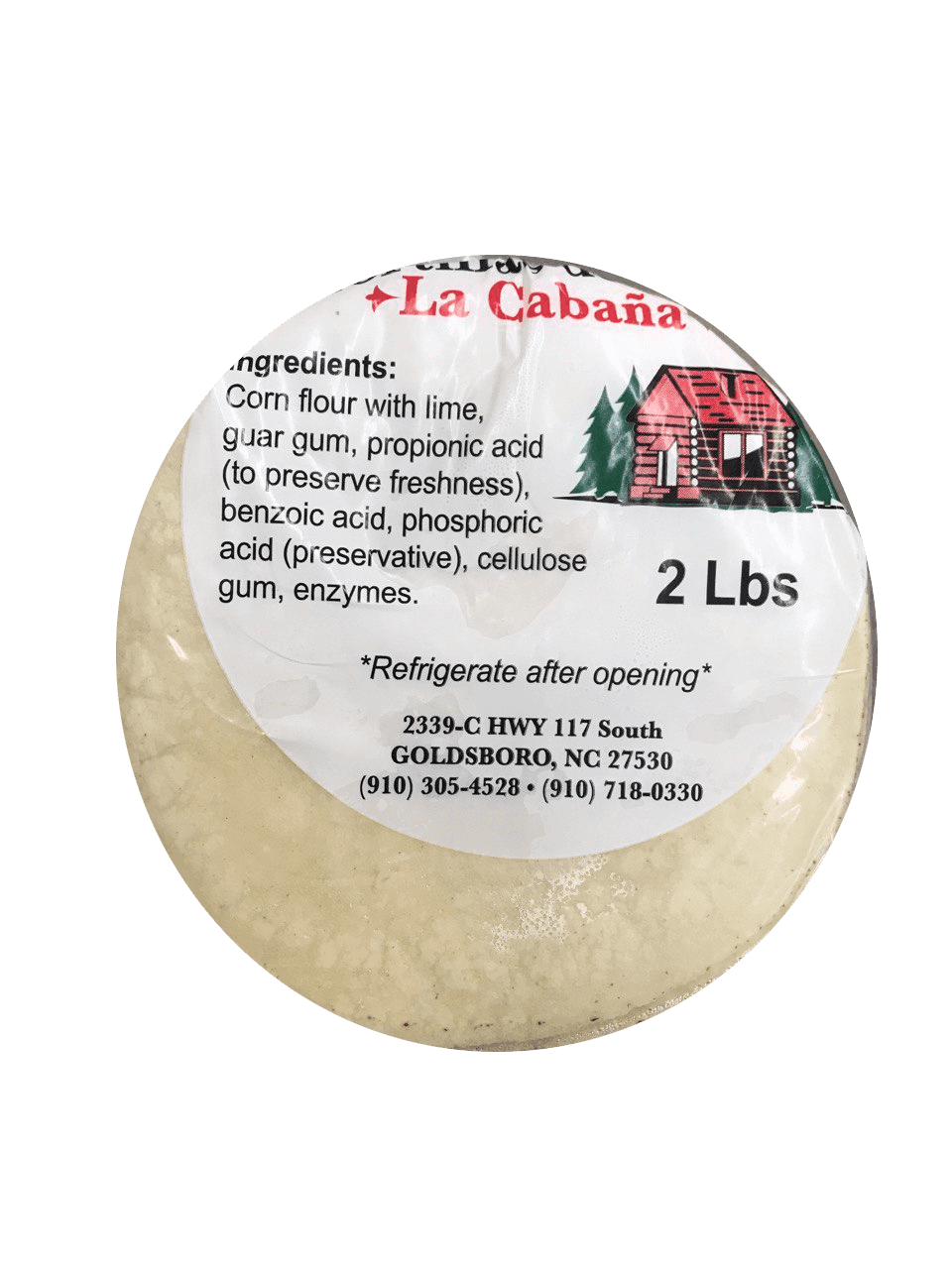 La Cabaña - Frozen Corn Tortilla 2Lb