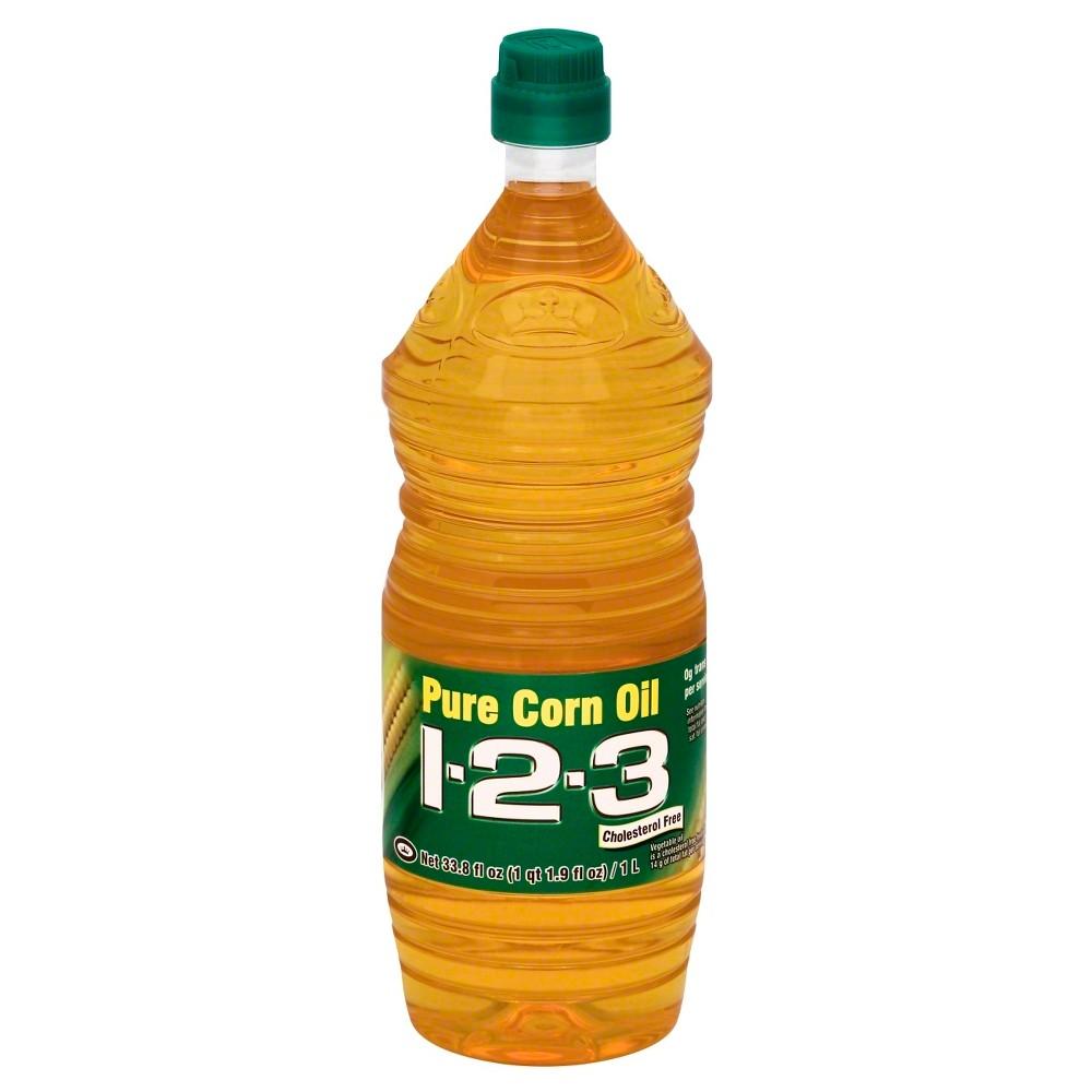 1-2-3 Pure Corn Oil, 33.8 fl oz