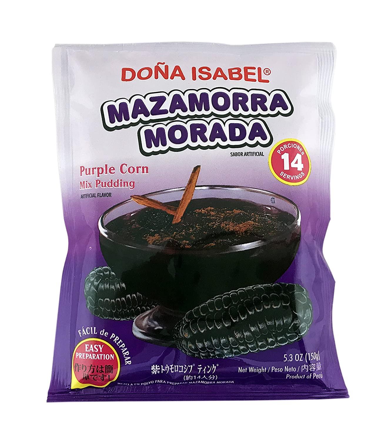 Doña Isabel - Purple Corn Mix Pudding Artificial Flavor 5.3 OZ (150g)