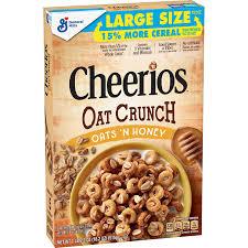 Cheerios - Oat Crunch & Honey Breakfast cereal 18.2oz