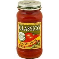 Classico - Pasta Sauce - Tomato & Basil 24.00 oz