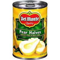 Del Monte - Pear Halves in Heavy Syrup 15.25 oz