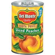 Del Monte - Sliced Peaches in 100% Juice 15.00 oz