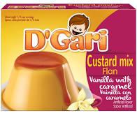D'Gari - Custard Mix Flan Vanilla With Caramel 4.7 Oz