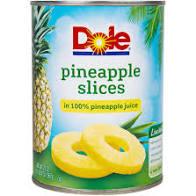 Dole - Pineapple Slices in 100% Pineapple Juice 20.00 oz