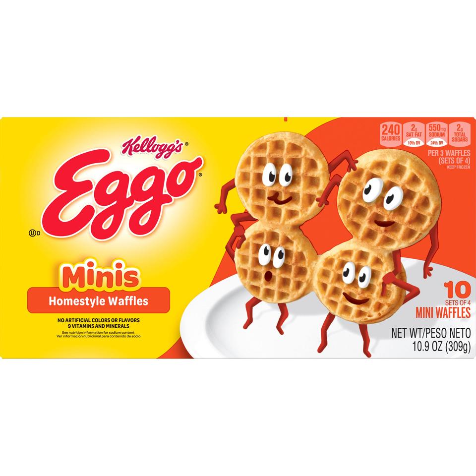 Kellogg's - Eggo Minis Homestyle Waffles 10.9oz