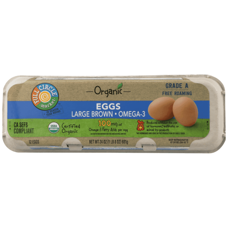 Full Circle Market - Organic Eggs Large Brown