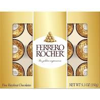 Ferrero Rocher - Chocolates - Fine Hazelnut 5.30 oz