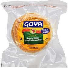Goya - Frozen Sweet Corn Arepa Filled with Cheese 13.4oz, 4Ct