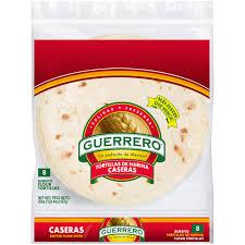 Guerrero - Burrito Flour Tortillas Caseras 8 ct, 20oz