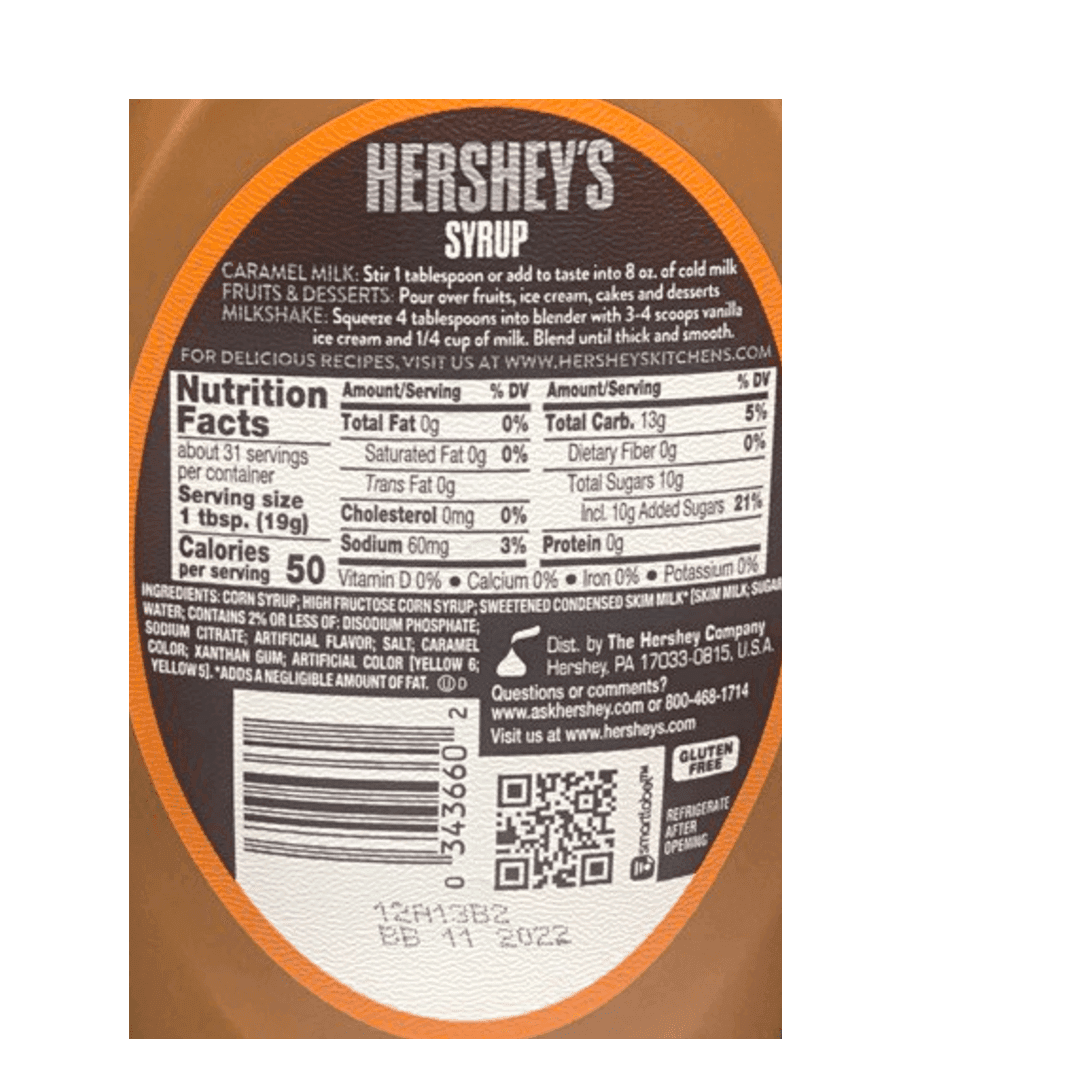 Hershey's - Caramel Syrup 22oz