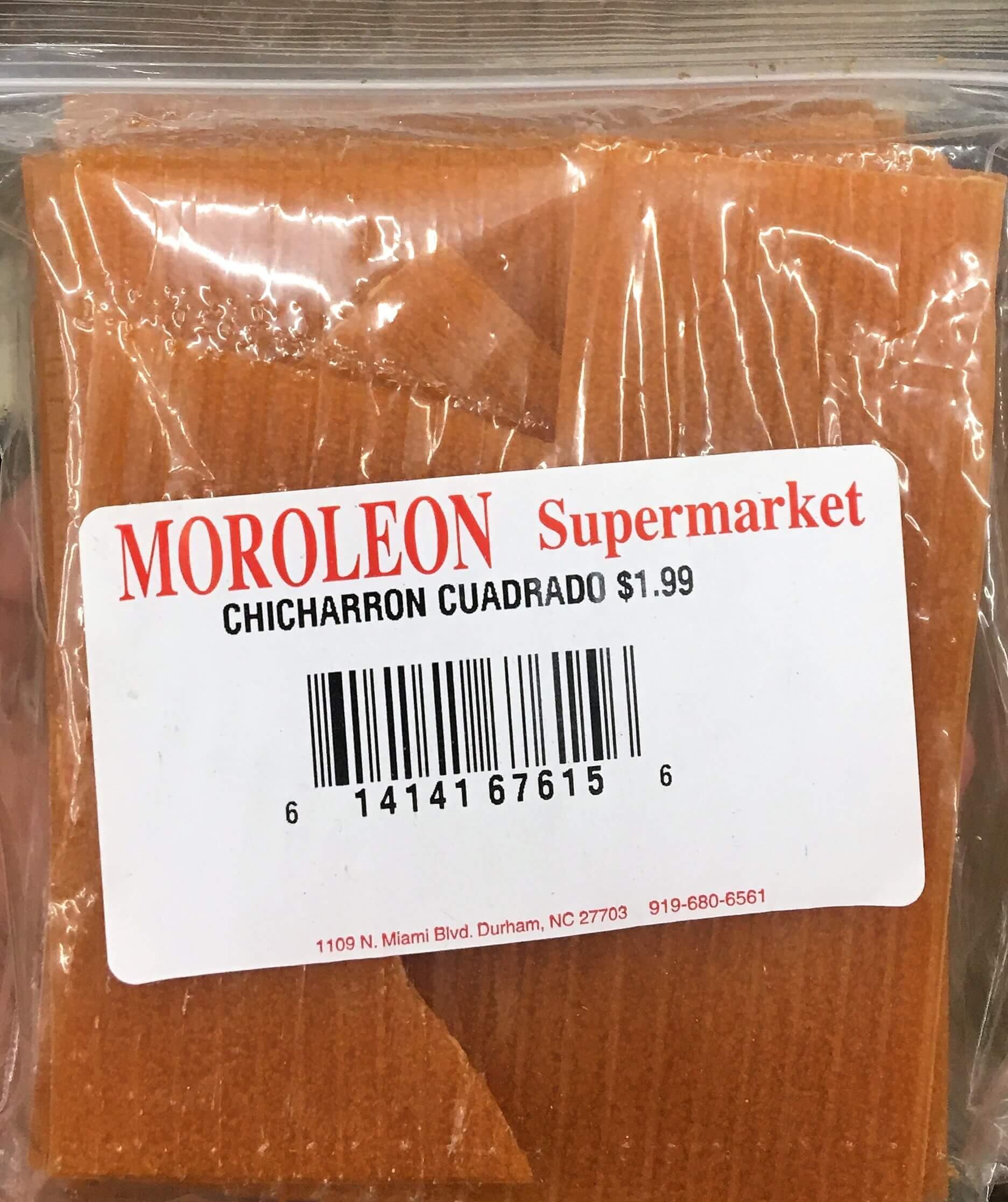 Moroleon - Chicharron Wheat Snacks Square 0.5 Lb.