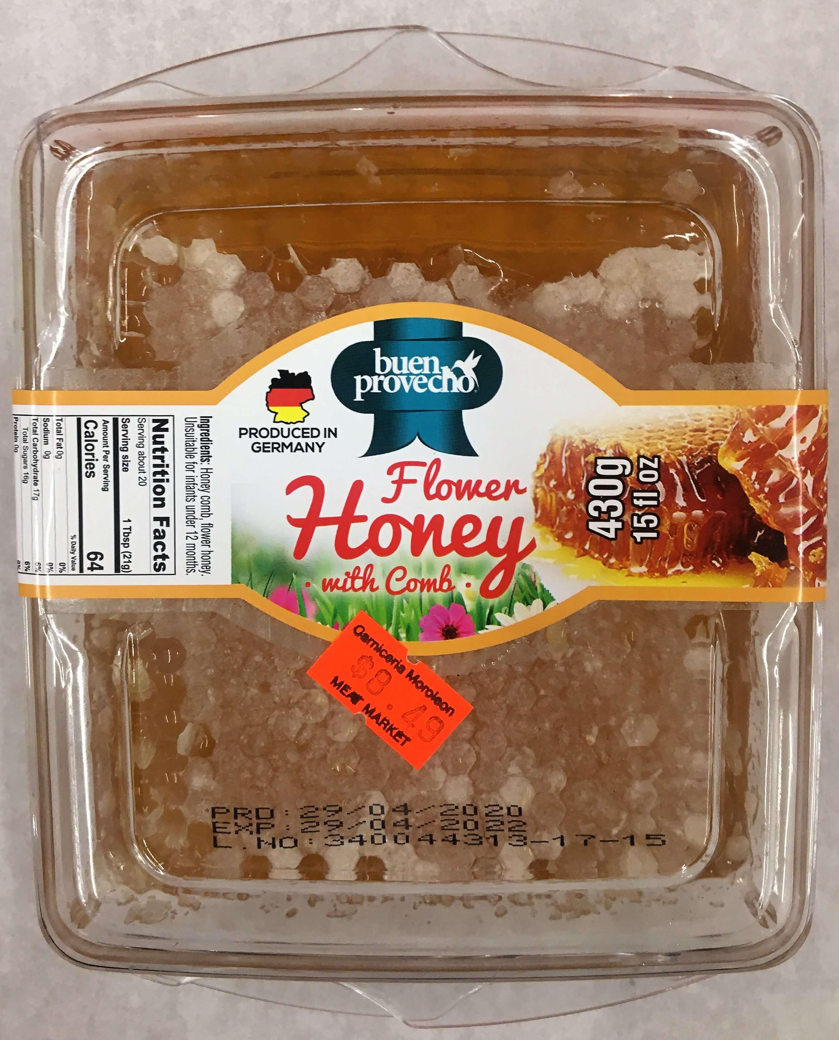 Buen Provecho - Flower Honey with Comb 15 oz