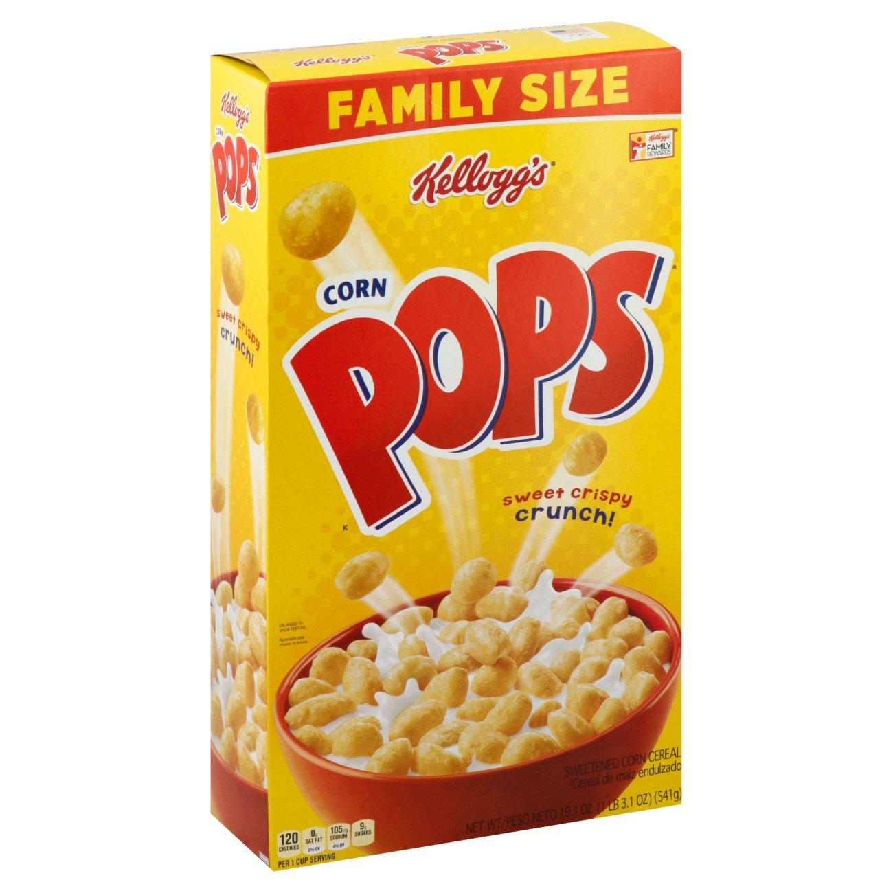 Kellogg's - Corn Pops Sweet Crispy Crunch 19.1 Oz