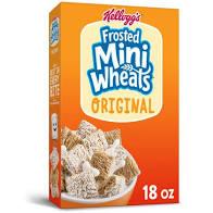 Kellogg's - Frosted Mini Wheats Breakfast Cereal 18 Oz
