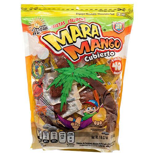 Mara Mango Cubierto Lollipops