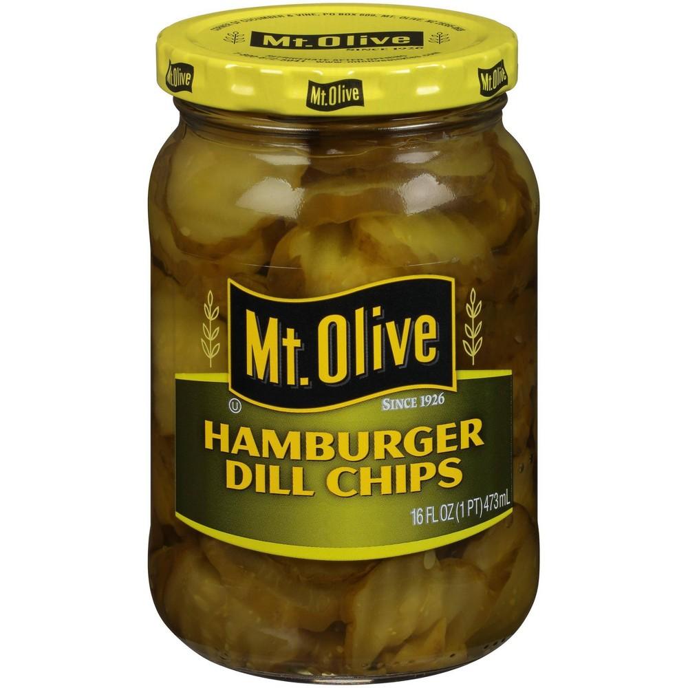Mt. Olive - Hamburger Dill Chips Pickles 16 fl. oz.