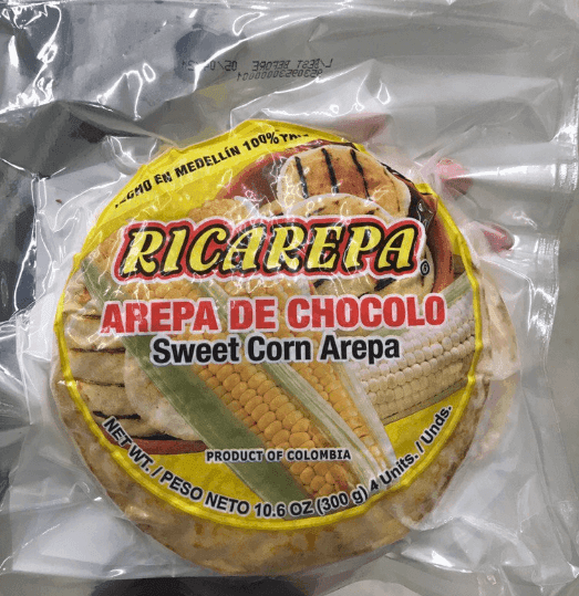 Ricarepa - Frozen Sweet Corn Arepa 10.oz 4Ct