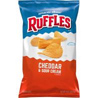 Ruffles - Potato Chips - Cheddar & Sour Cream 8.50 oz