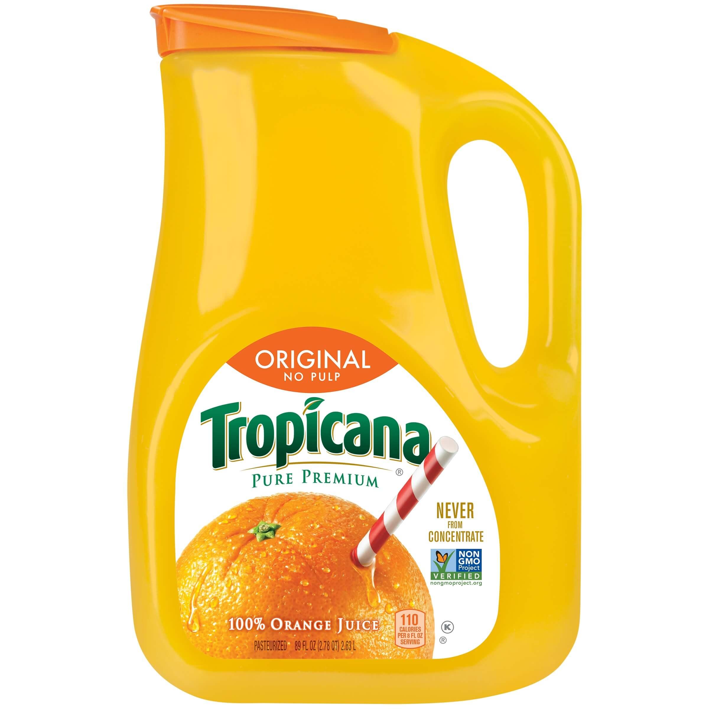 Tropicana Pure Premium No Pulp 100% Orange Juice 89oz