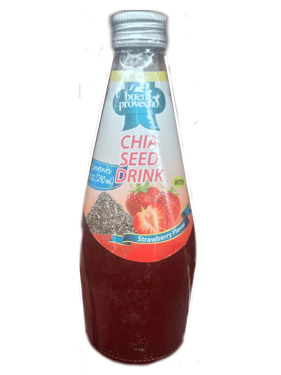 Buen Provecho - Chia Seed Drink with Strawberry 9.8 Fl. oz.
