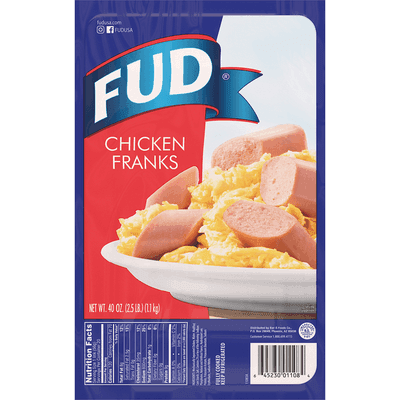 FUD - Chicken Franks 2.5 Lb