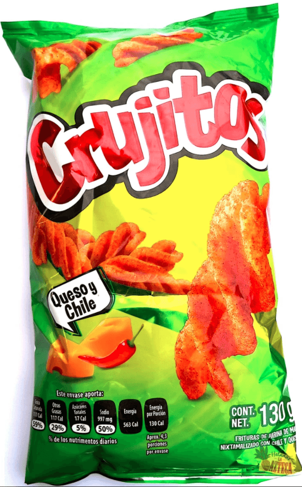 Crujitos - Chili Cheese Cornmeal Chips 4.23oz