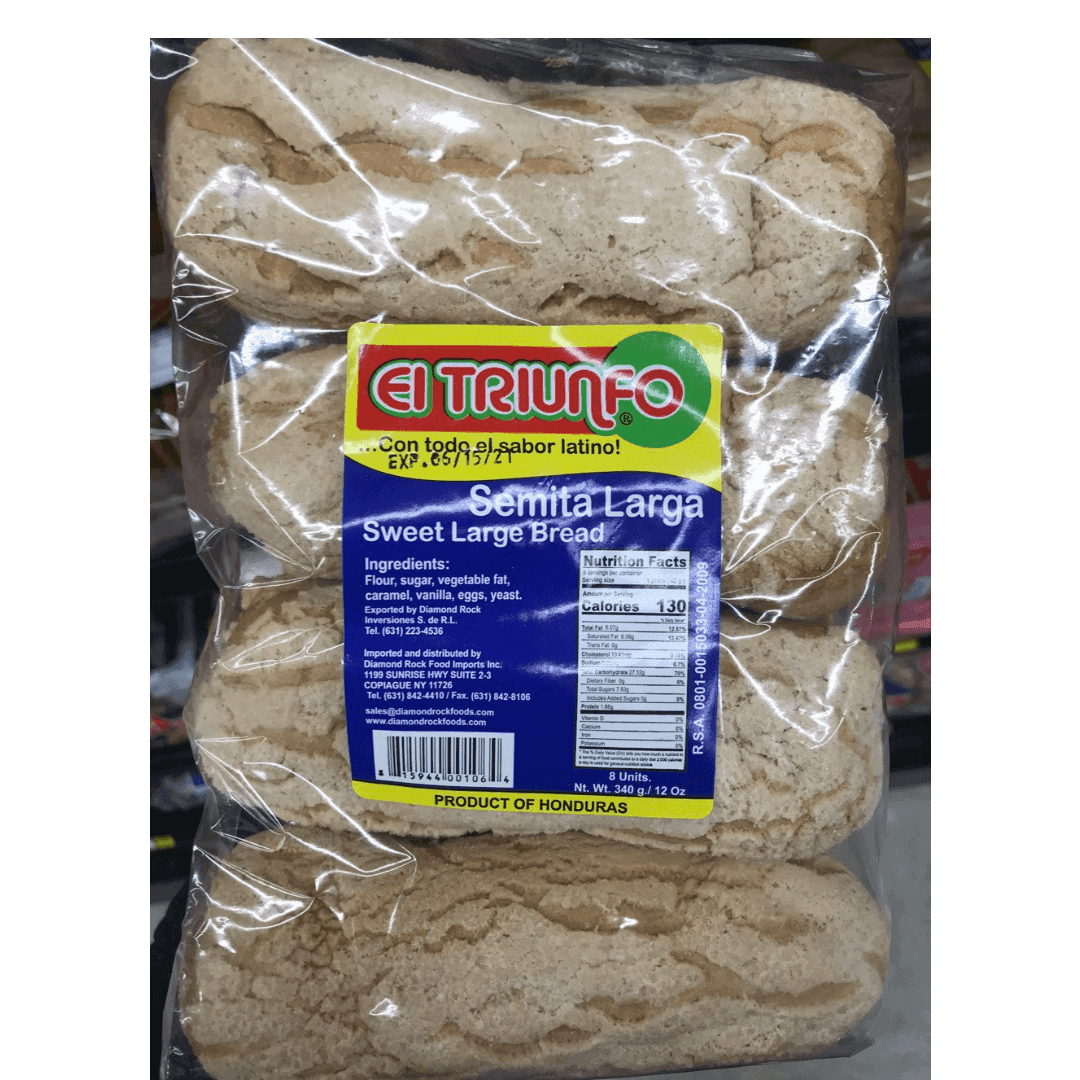 El Triunfo - Sweet Large Bread 12oz 8ct