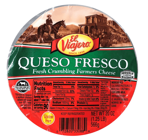 El Viajero - Fresh Crumbling Farmers Cheese 20 oz