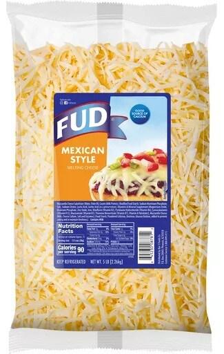 FUD - Mexican Style Melting Cheese 5 Lb