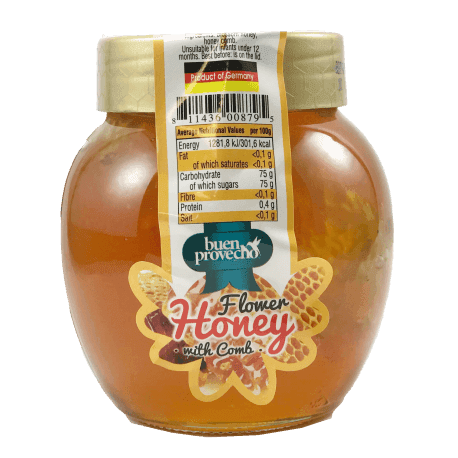 Buen Provecho - Flower Honey with Comb 16 oz