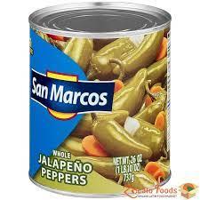 San Marcos - Sliced Jalapeño Peppers 26oz