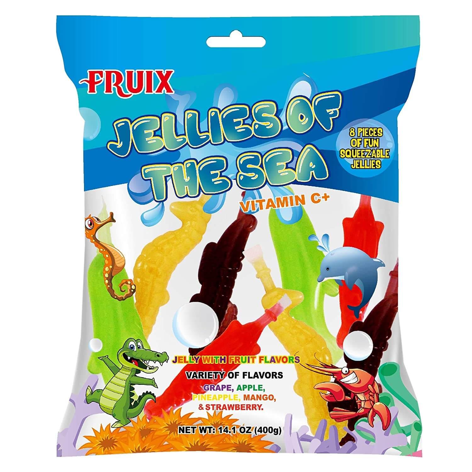 Fruix - Jellies of The Sea Fruit Flavors 8 pieces, 14.1 oz