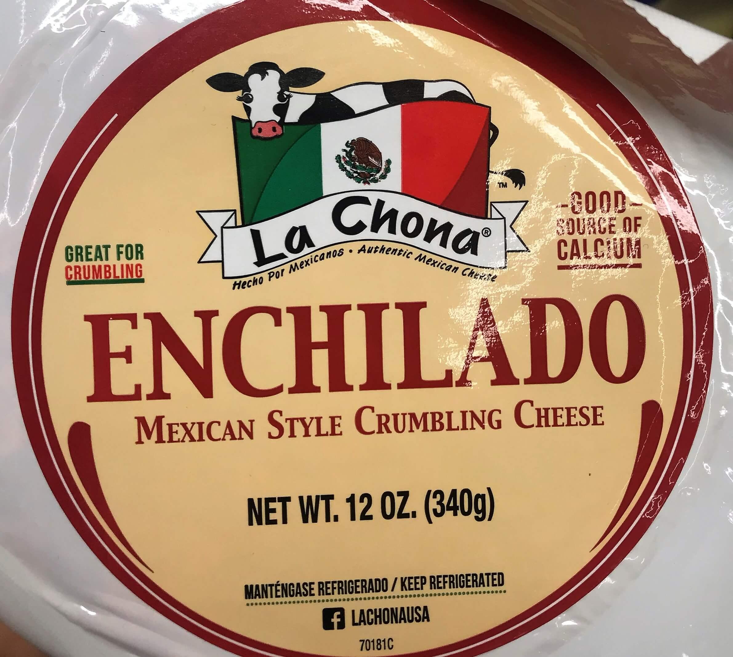 La Chona - Enchilado Crumbling Cheese 12oz.