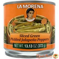 LM - Sliced Green Pickled Jalapeño Peppers 13.13oz