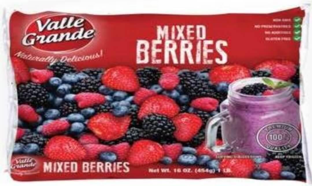Valle Grande - Frozen Mixed Berries 16oz.