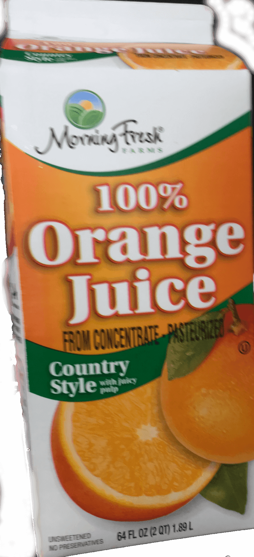 Morning Fresh Farms - 100% Orange Juice Country Style 64oz