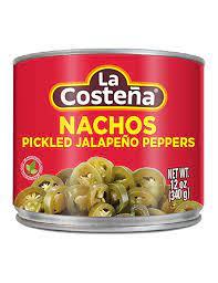 La Costeña - Nachos Pickled Jalapeño Peppers 12oz.