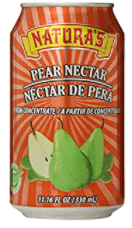 Natura's - Pear Nectar Can 11.16oz
